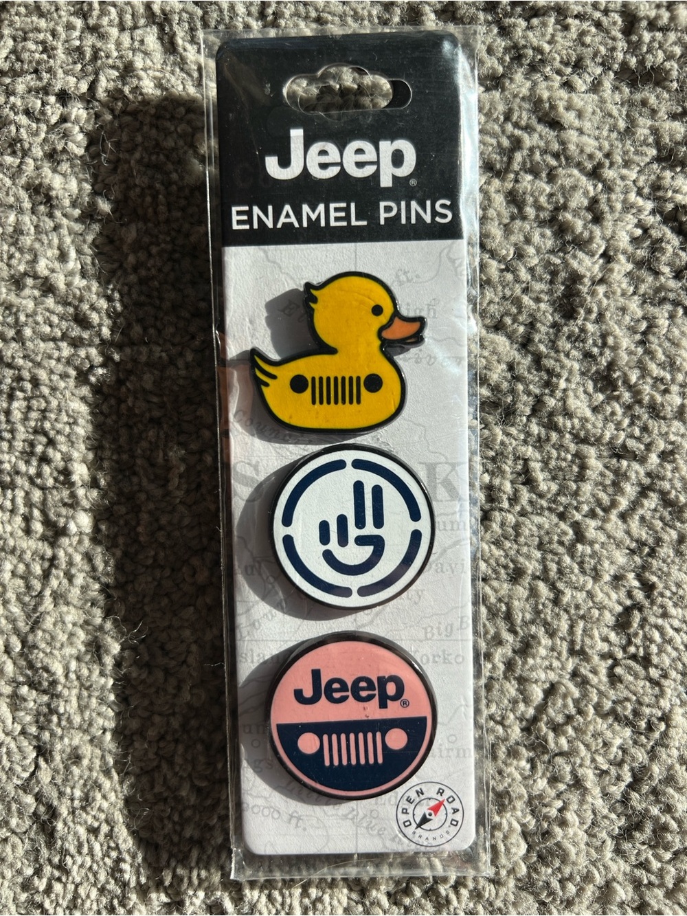 Jeep Enamel Pins 3 pcs
